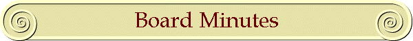 Board Minutes
